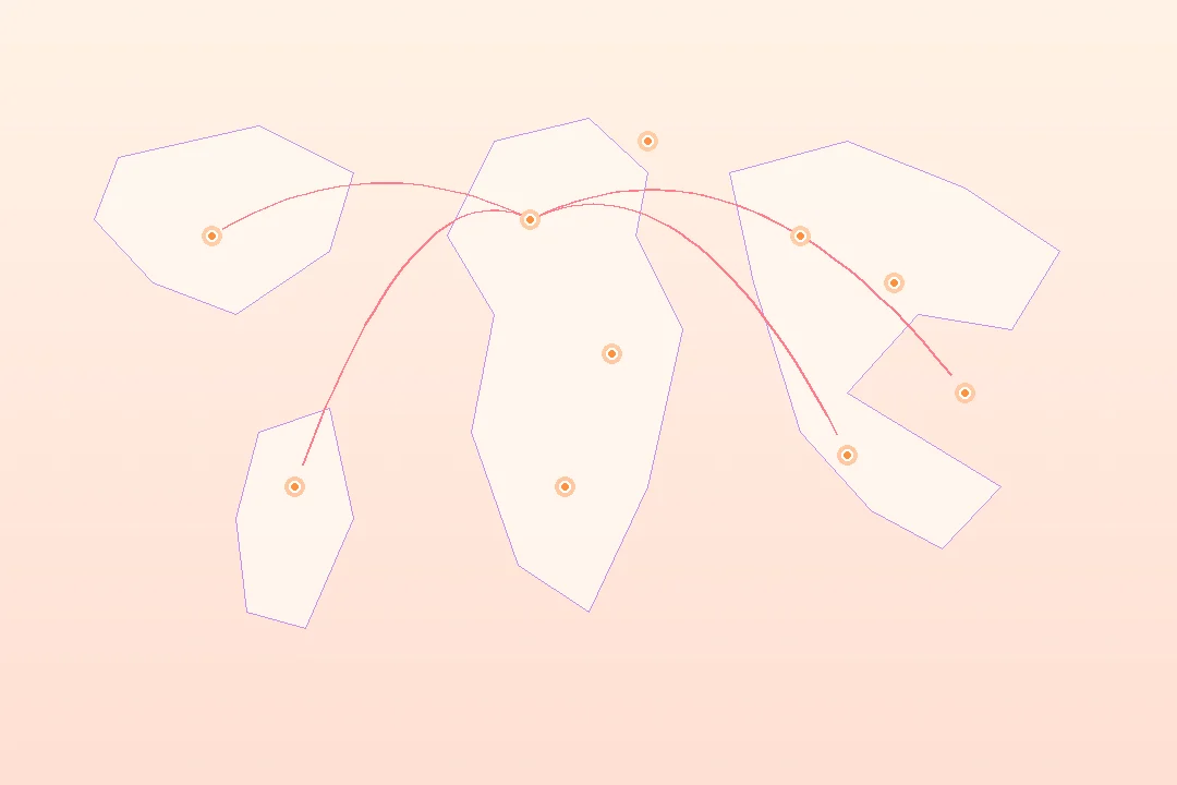 加速器全球网络连接示意图